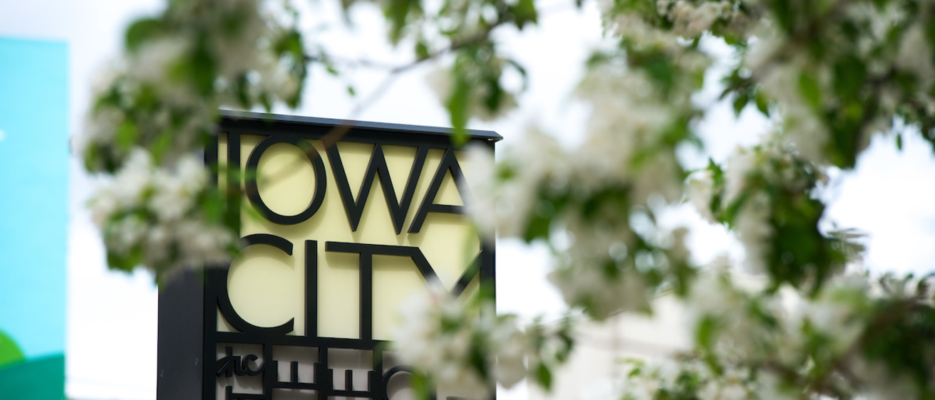 Iowa City sign